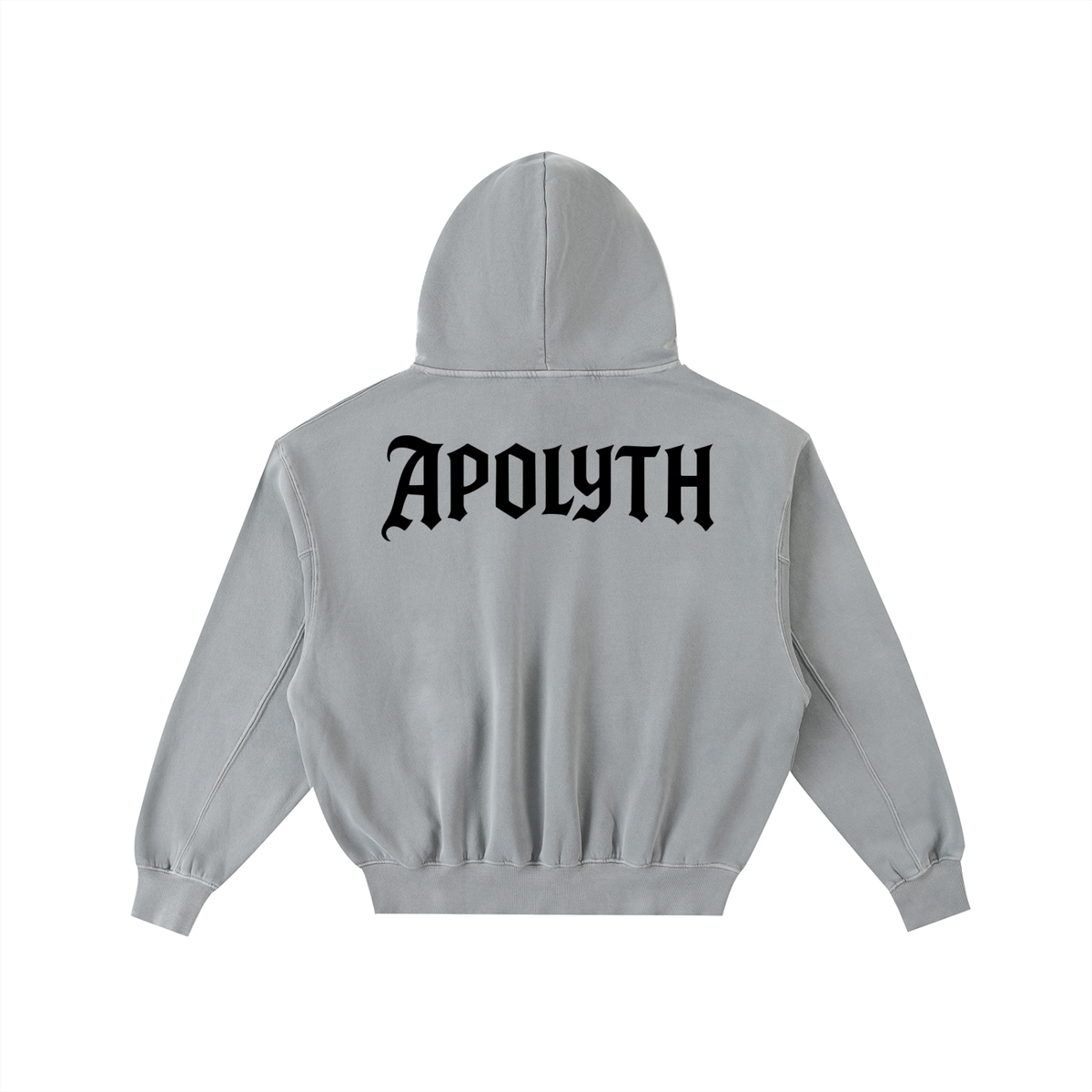 Apolyth Hoodie - close-up - Apolyth gothic streetwear