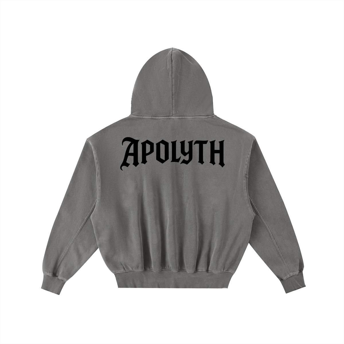 Apolyth Hoodie - back view - Apolyth gothic streetwear