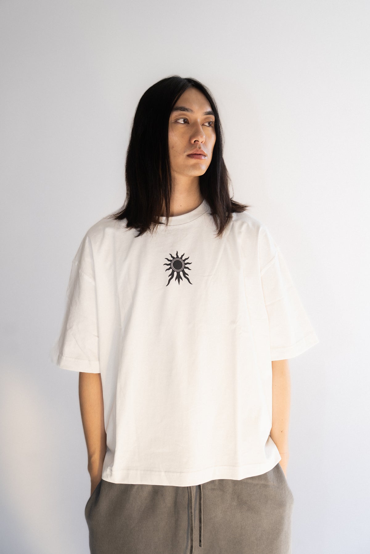 Saints Tunic - detail - Apolyth dark aesthetic clothing