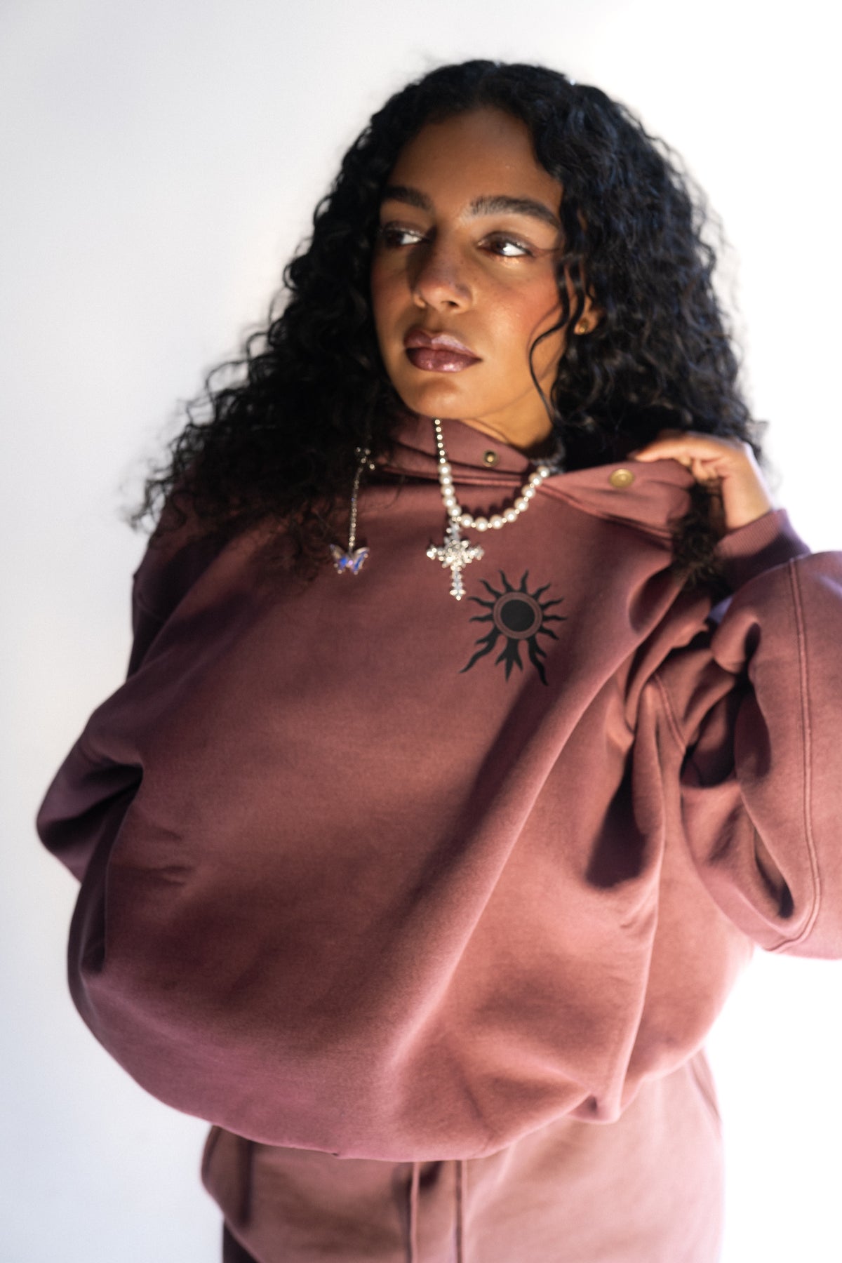Apolyth Hoodie - detail - Apolyth gothic streetwear