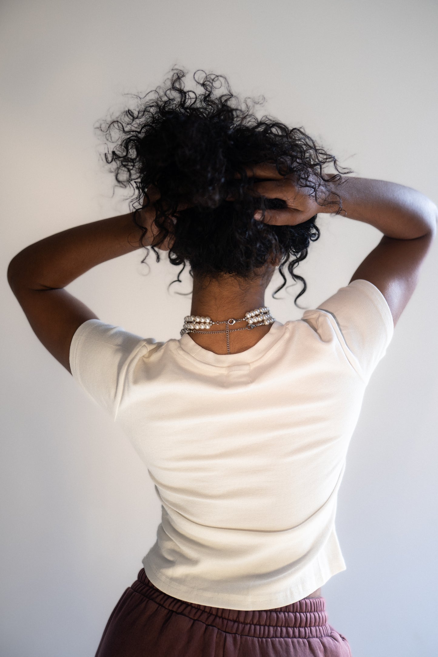 Angels Bodycon White Tee