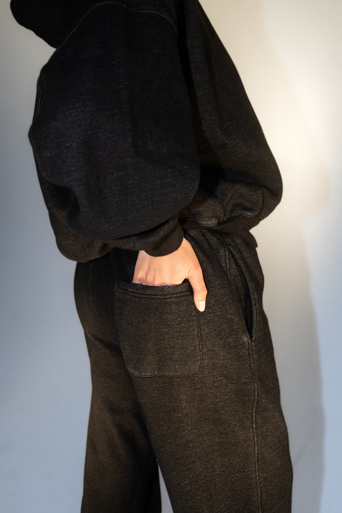 Apolyth Jogger - front view - Apolyth gothic athleisure