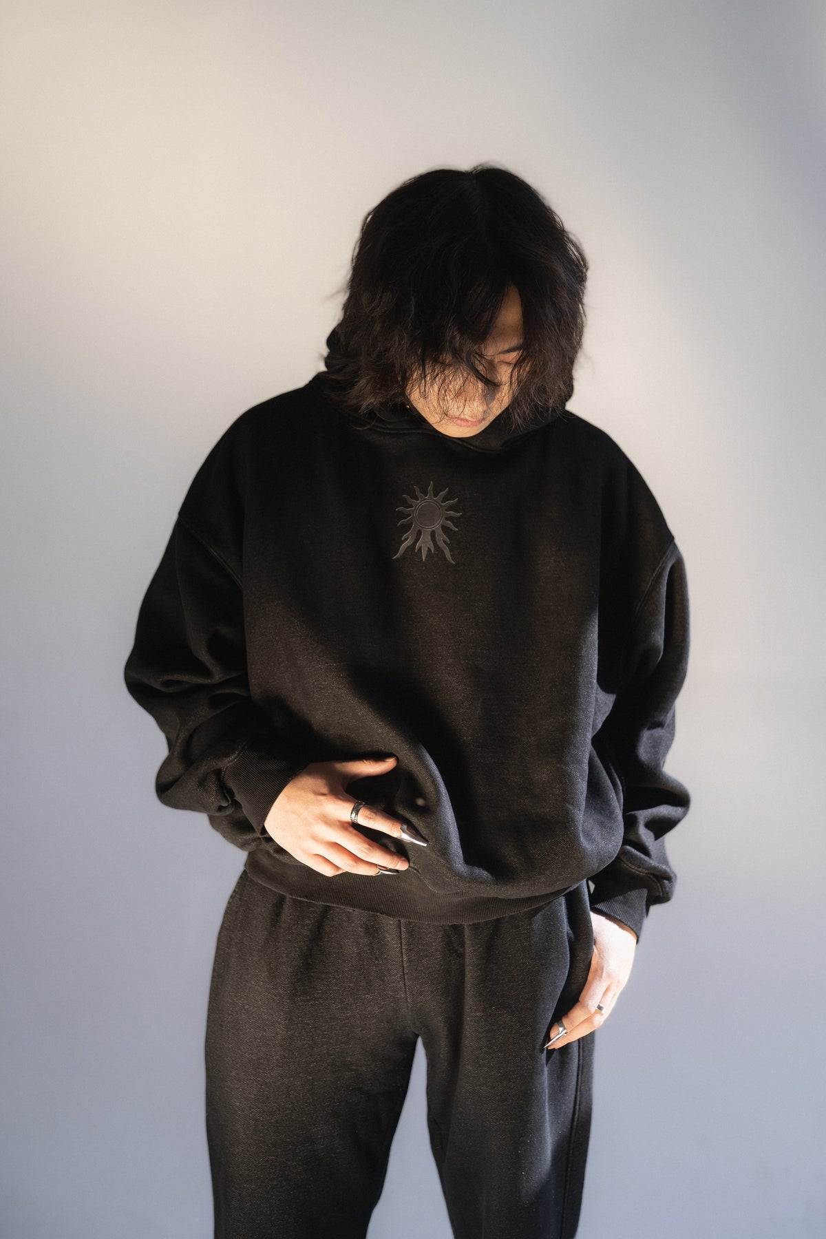 Apolyth Hoodie - detail - Apolyth gothic streetwear