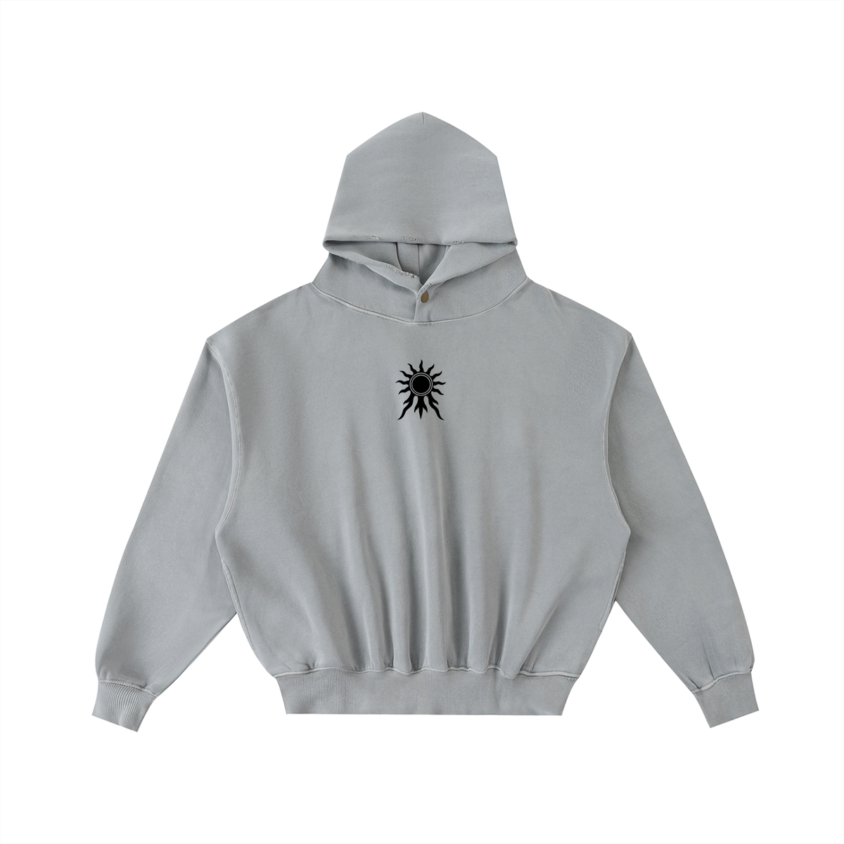 Apolyth Hoodie - side view - Apolyth gothic streetwear