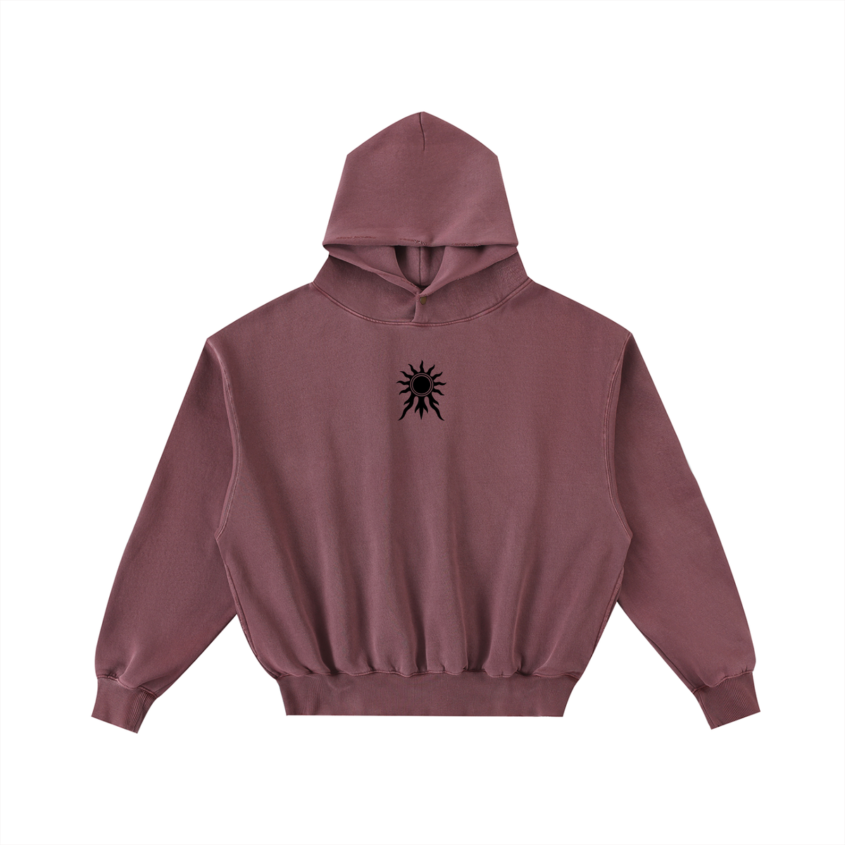 Apolyth Hoodie - front view - Apolyth gothic streetwear